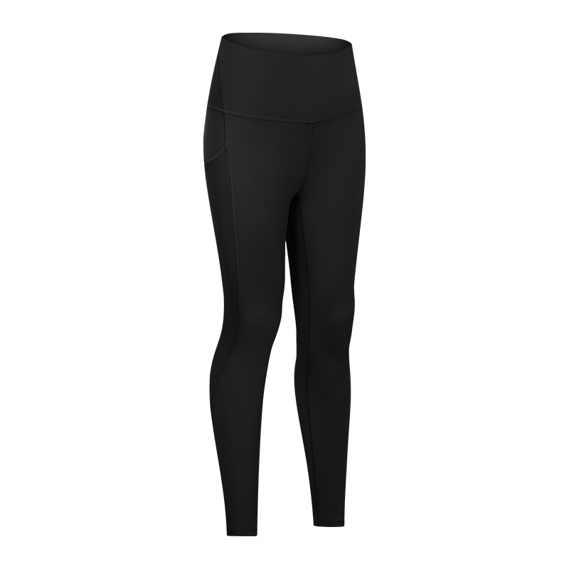 Custom Design Women Activewear Leggings Black Gym Leggings With Pockets