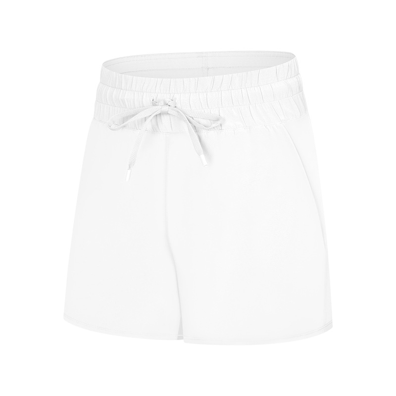 Women Excercise Athletic Shorts With Pocket and Strings