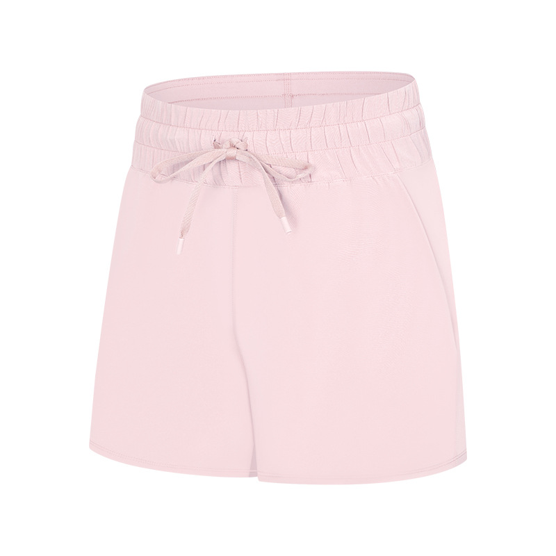 Women Excercise Athletic Shorts With Pocket and Strings