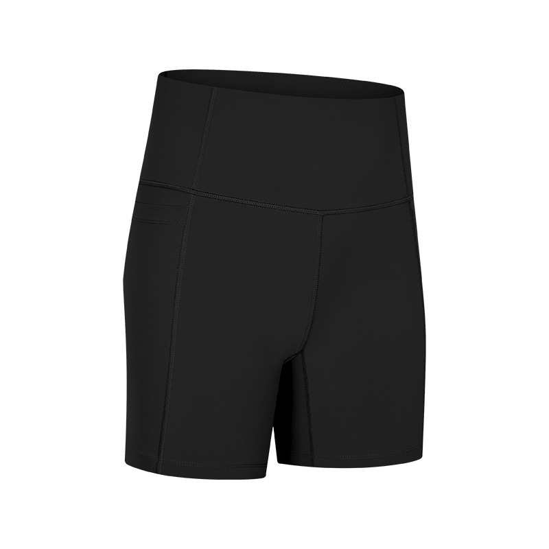 High Waisted Women Workout Shorts With Side Pocket