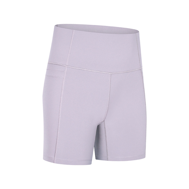 High Waisted Women Workout Shorts With Side Pocket