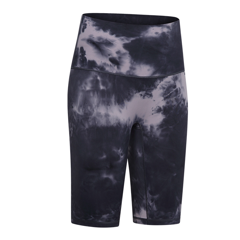 High Waist Tie Dye Women Activewear Shorts