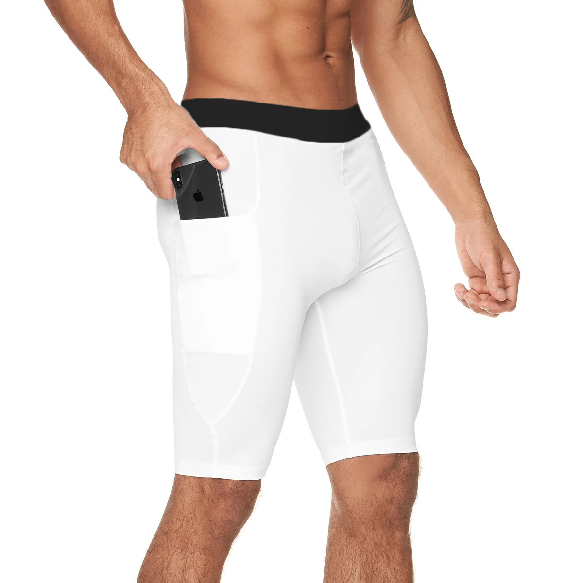 Performance Baselayer Men Workout Compression Shorts