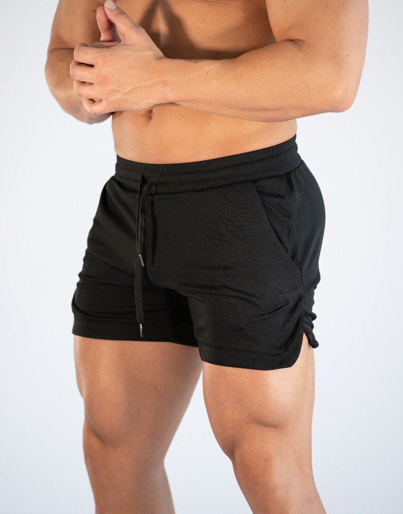 men workout gym shorts