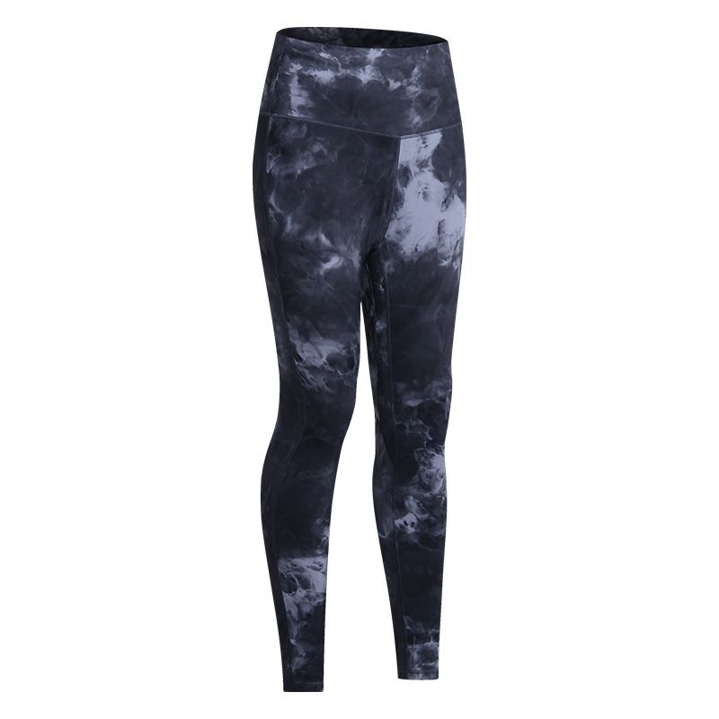 Custom Women's Active Leggings Tie Dye Workout Leggings With Pockets