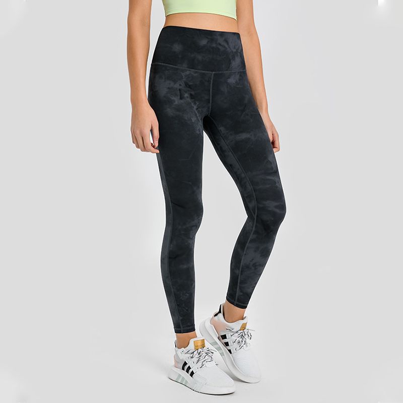 Custom Women's Active Leggings Tie Dye Workout Leggings With Pockets