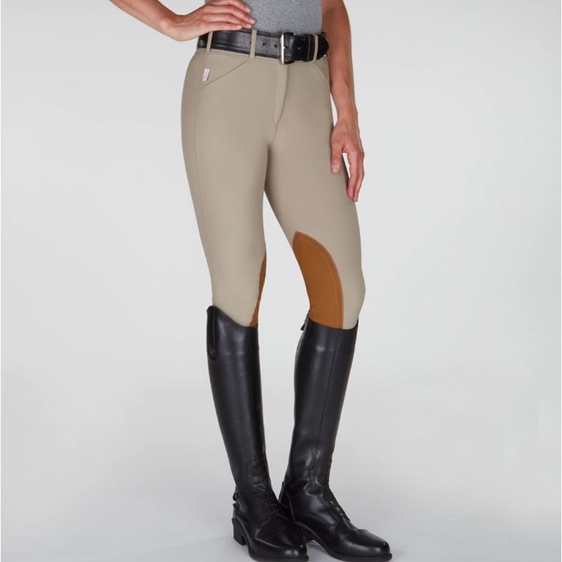 Manufacture Stretchy Cream Jodhpurs Four Way Stretchy Women Riding Leggings