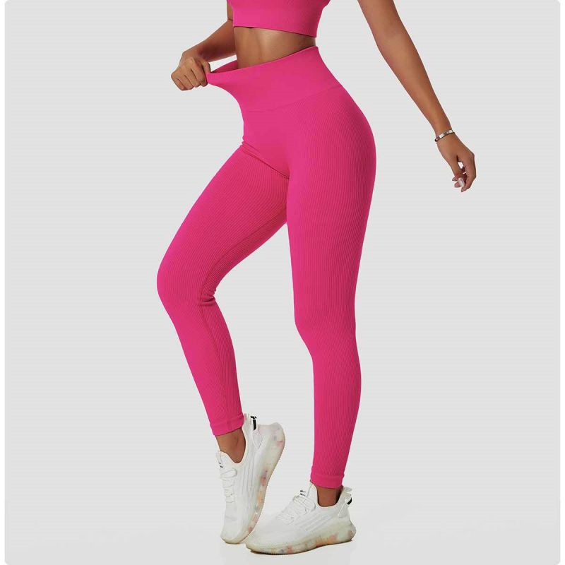 Custom Female Workout Pants High Wasited Seamless Gym Leggings