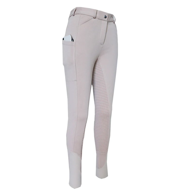 High Waist Women's Horse Riding Pants Equestrian Jodhpurs With Phone Pockets