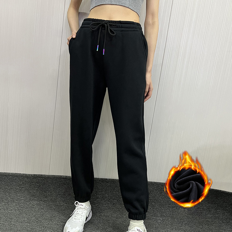 Custom Long Pants Sports Joggers Winter Track Pants Fleece Lining