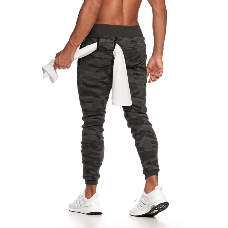 Custom Men Performance Joggers Elastic Drawcord Waistband Gym Pants