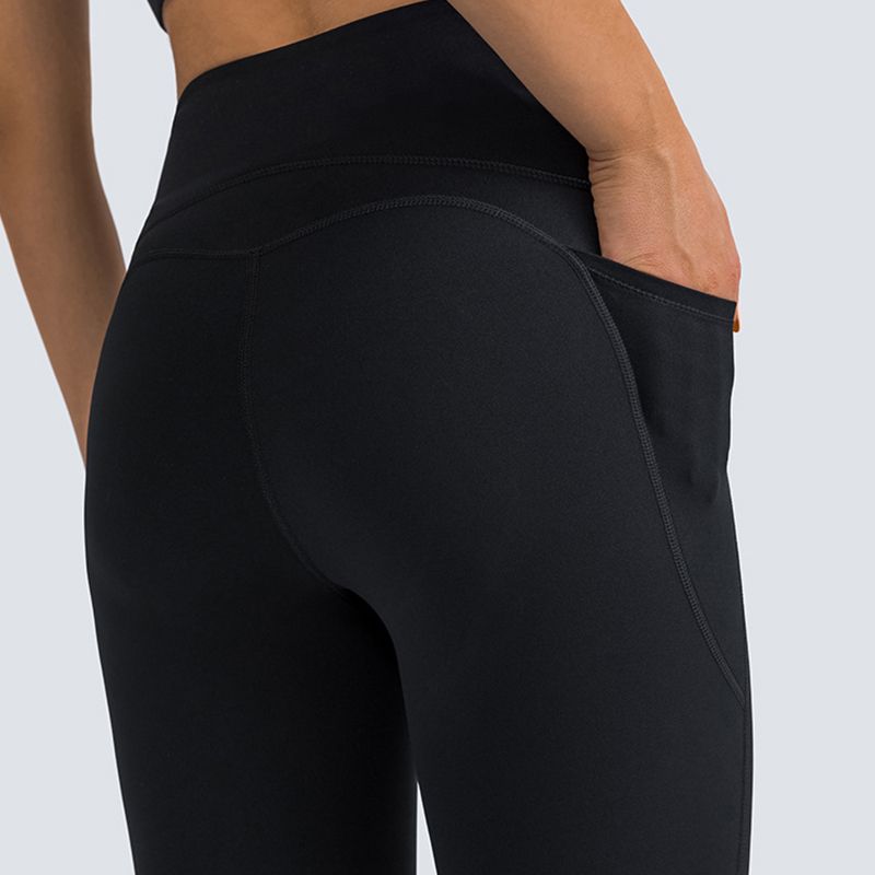 Custom Women Activewear High waisted Yoga Pants With Pockets