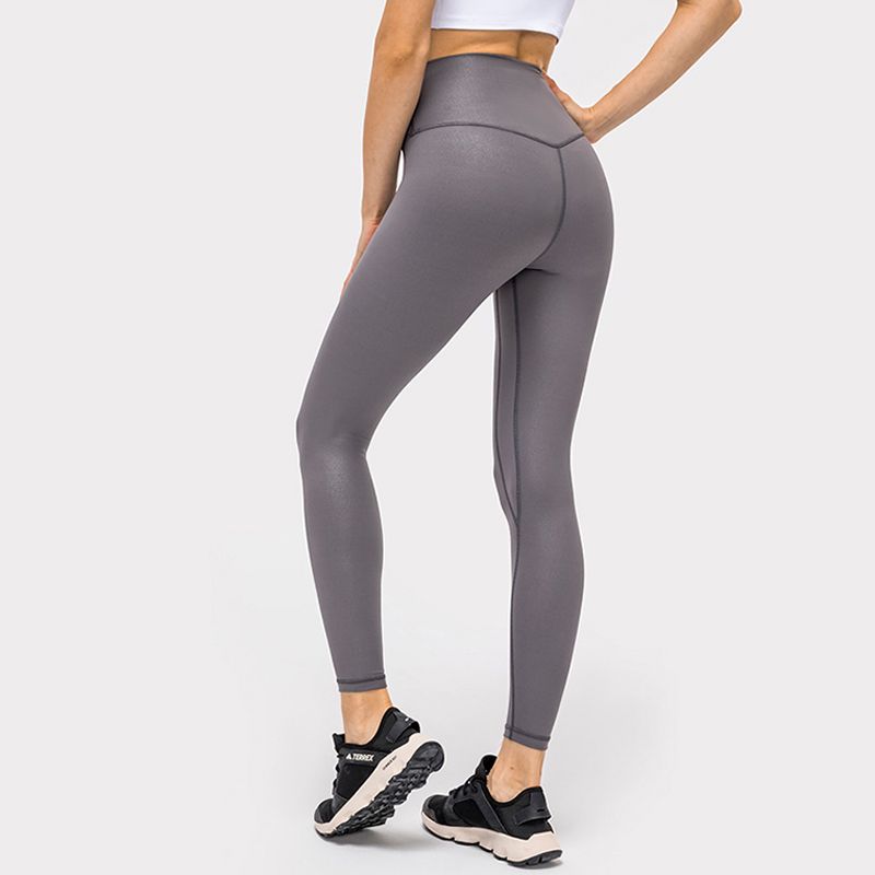 Custom High Rise black active tights Women's Athletic Shine Leggings