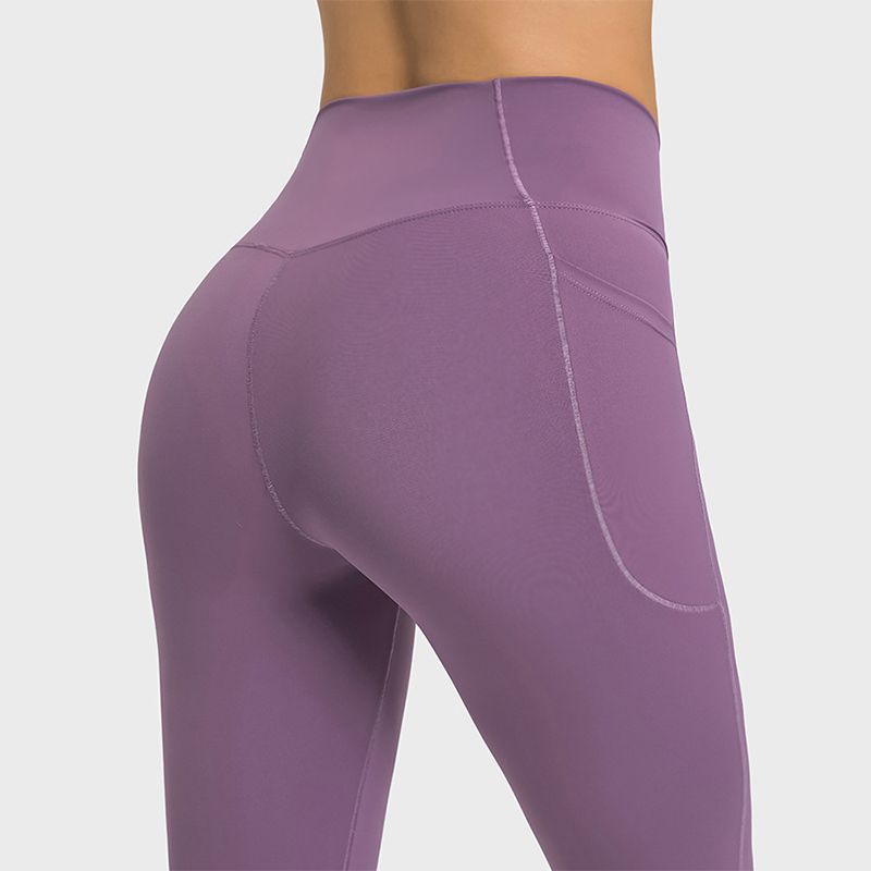 Custom Cross Front Yoga Pant Compression Recycled Gym Leggings