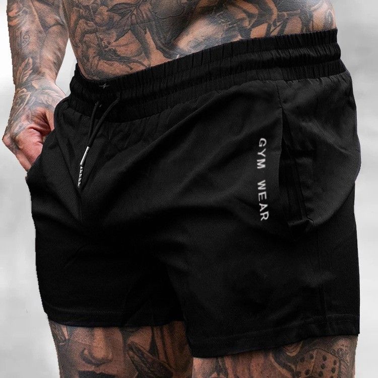 Three-Quarter Pants Elastic Thin Sports Training Shorts