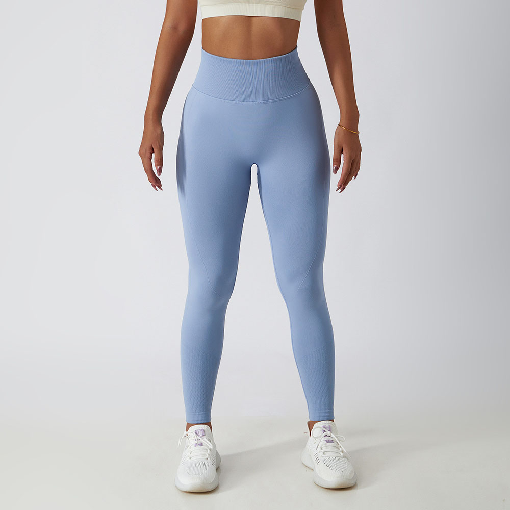 Seamless High-Waisted Breathable Yoga Pants for Women Perfect for Outdoor Running and Fitness