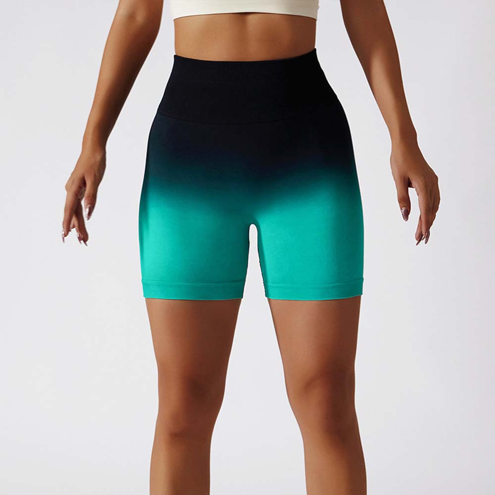 Seamless Yoga Shorts for Women Breathable Compression Workout Shorts with High Waist and Butt-Lifting Elasticity