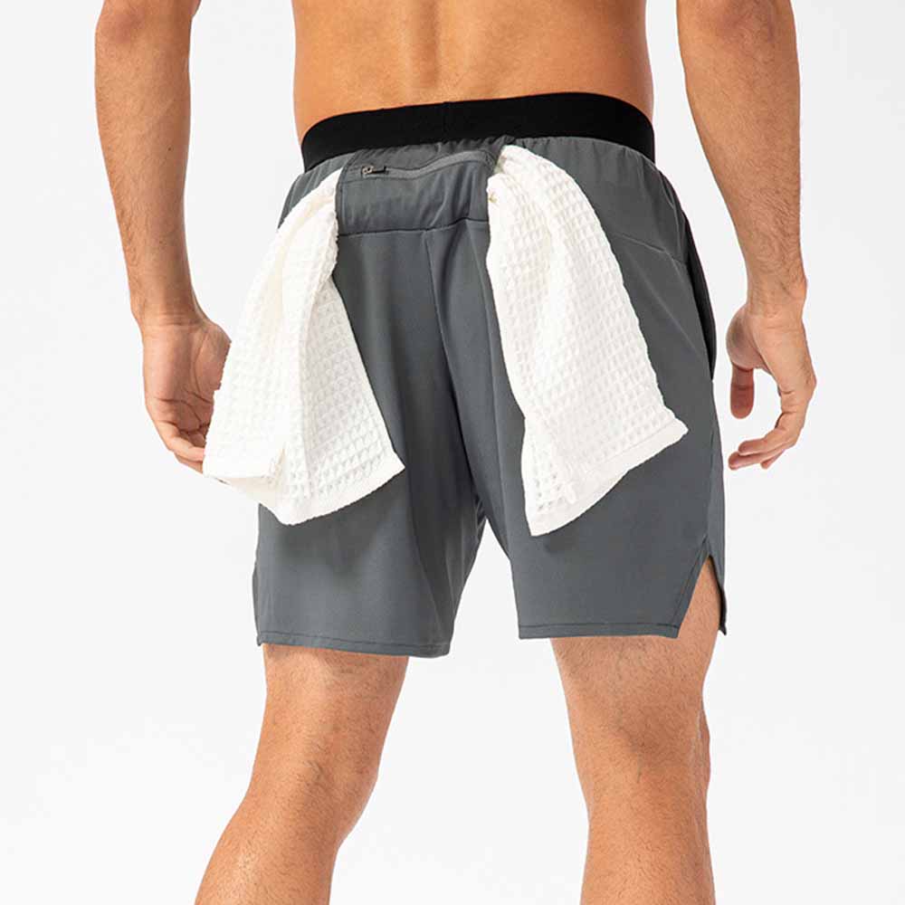 Men's Summer Quick-Dry Elastic Training Shorts - Loose Casual Fitness Capris