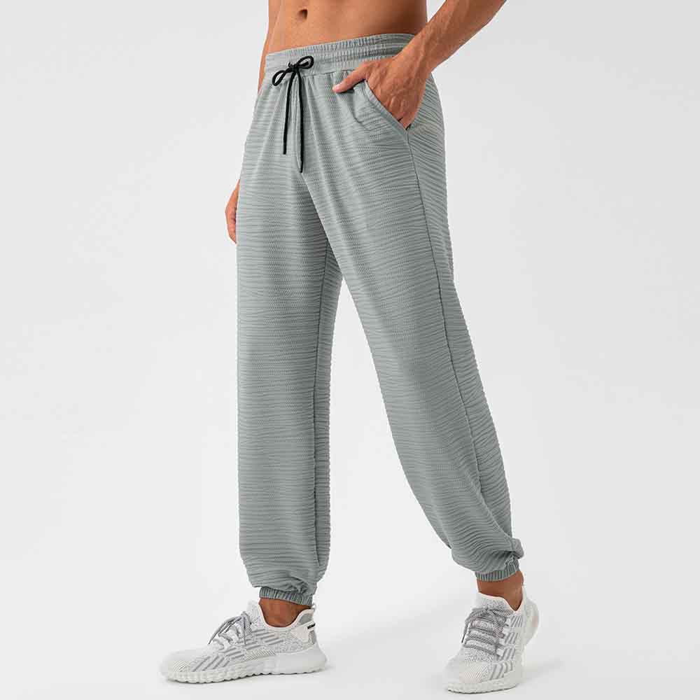 Men's Nylon Sports Pants - Breathable Quick-Dry Cool Fitness Joggers