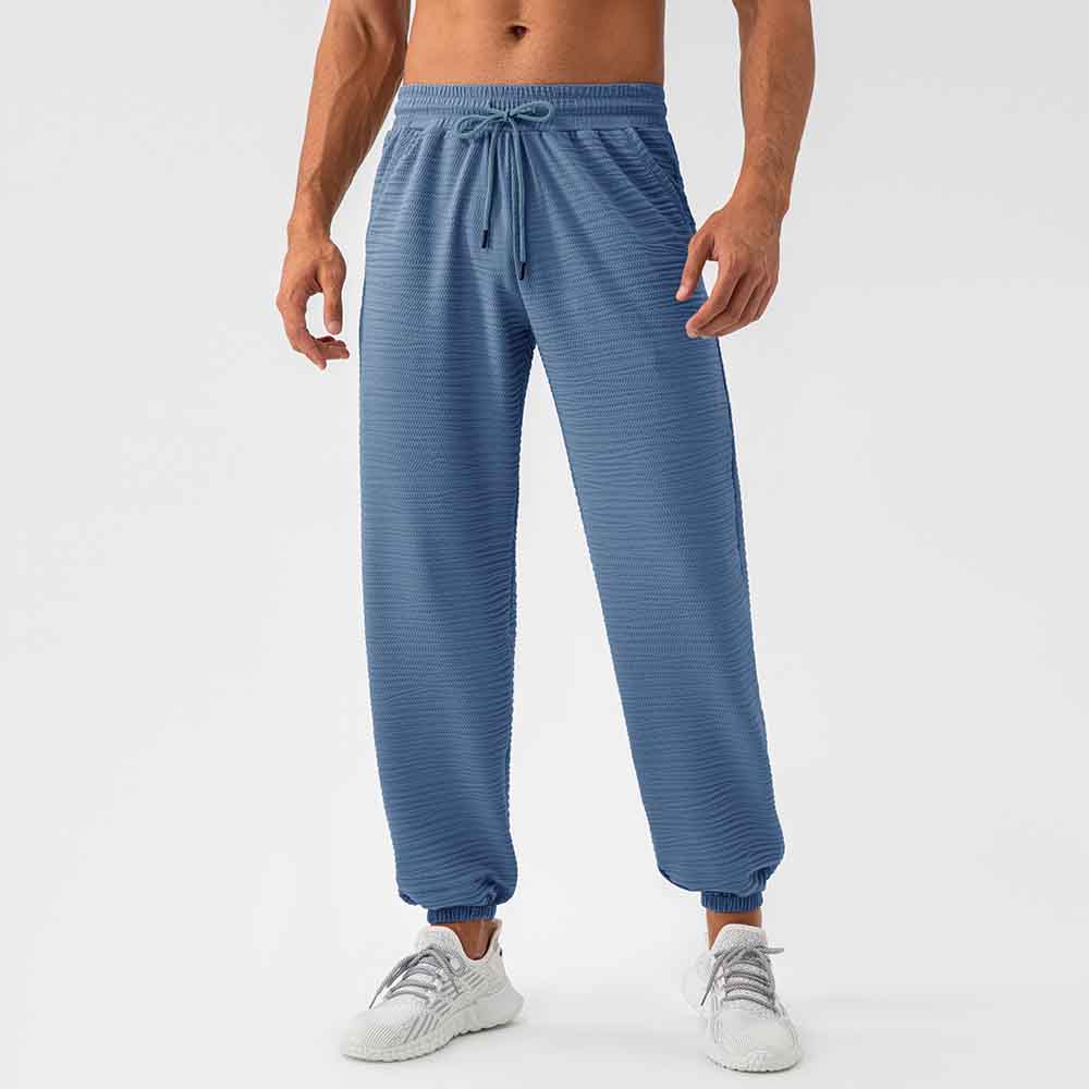 Men's Nylon Sports Pants - Breathable Quick-Dry Cool Fitness Joggers