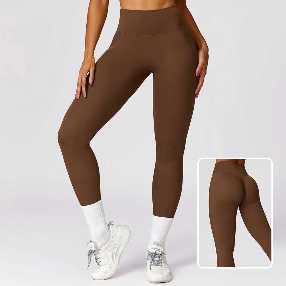 Women's Quick-Dry Naked Feel Butt-Lifting Yoga Pants - High-Waisted Tummy Control Fitness Leggings for Outdoor Running