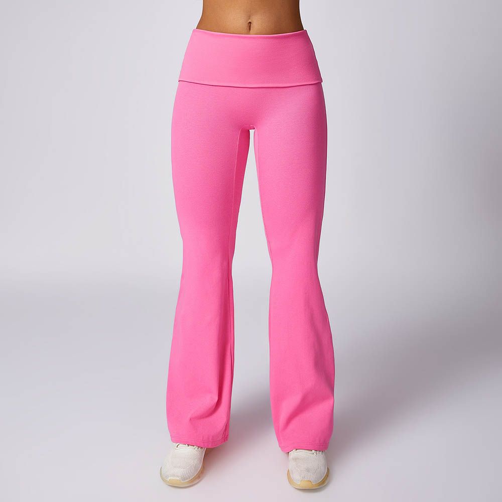 High Waist Butt-Lifting Flared Pants - Bare Sensation Wide-Leg Tight Yoga Pants for Fitness and Casual Wear