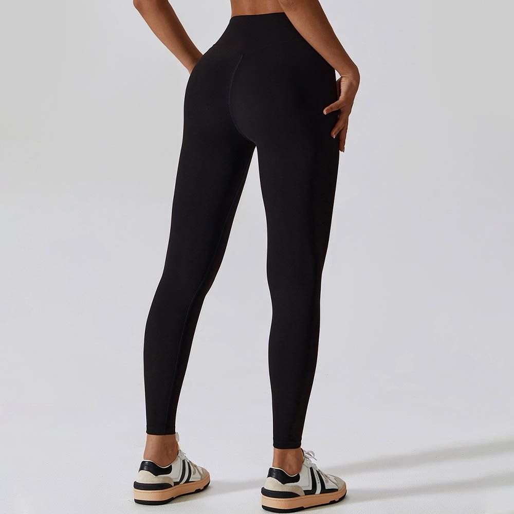 High Waist Tummy Control Butt-Lifting Yoga Pants - Naked Feel Quick-Dry Fitness Running Leggings