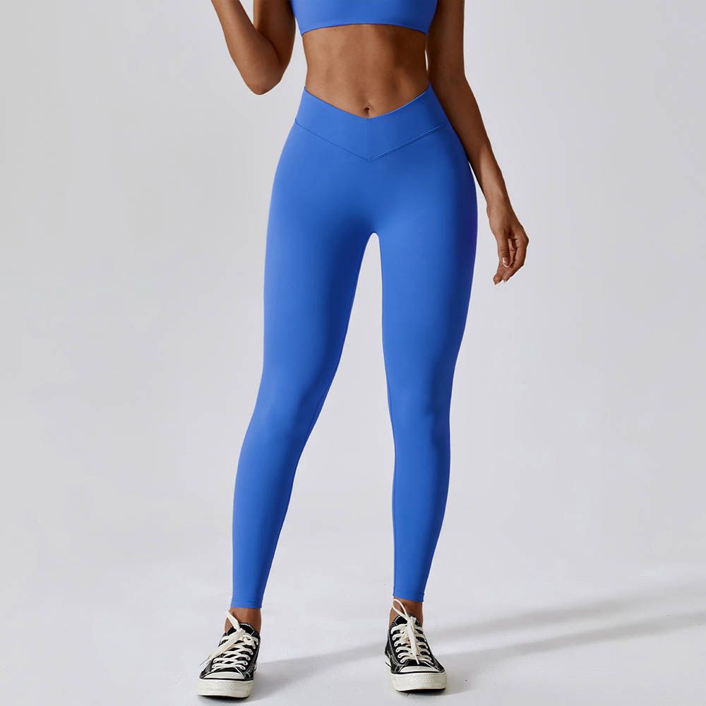 High Waist Tummy Control Butt-Lifting Yoga Pants - Naked Feel Quick-Dry Fitness Running Leggings