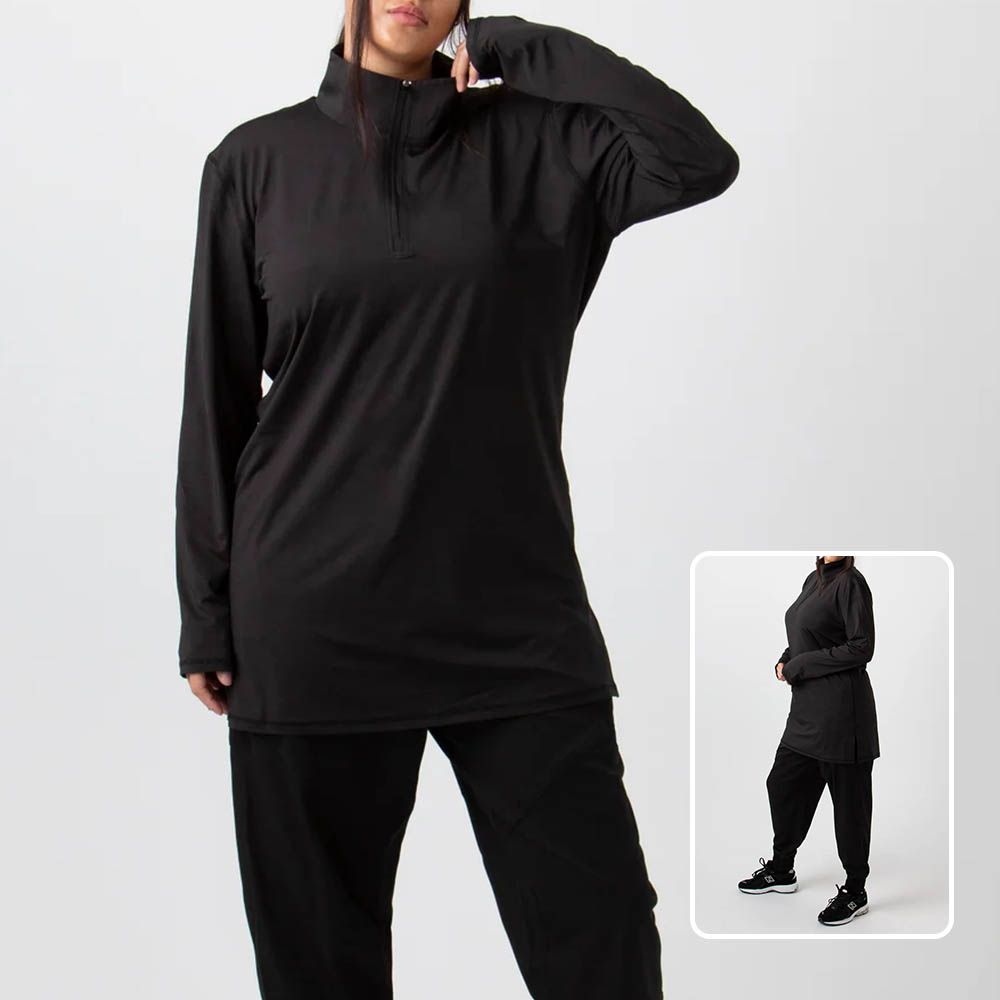 Tailored Fit Top With Slits For Elegance And Functionality