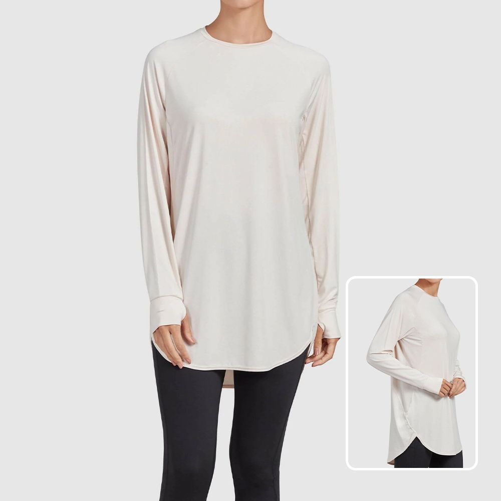 Extra-Long Ultra-Modest Lightweight Top For Hot Weather